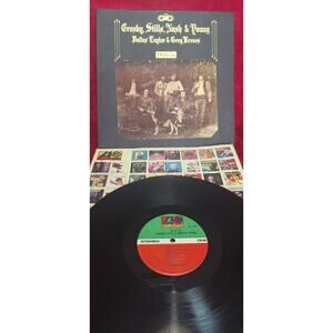 ERROR! Crosby Stills Nash & Young- Deja Vu- vinyl LP album- error label- EX/VG++